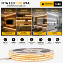 Fita de Led Cob 12w/m ( Ligação Direta 127v/220v 320Leds 1200Lm/m IP44 10mts Frete Grátis )