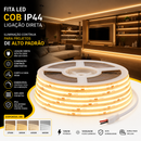Fita de Led Cob 12w/m ( Ligação Direta 127v/220v 320Leds 1200Lm/m IP44 10mts Frete Grátis )