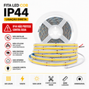 Fita de Led Cob 12w/m ( Ligação Direta 127v/220v 320Leds 1200Lm/m IP44 10mts Frete Grátis )