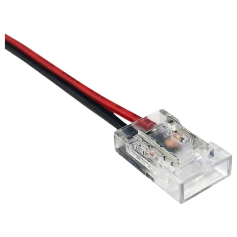 CONECTOR FITA LED KIT C/ 05 RABICHO C/ FIO 8MM PARA FITAS LED 12V/24V/127V/220V IP20 OU IP44