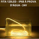 Fita Led para Piscina ( 10w/m IP68 2835 24v 1000lumens/m 15 metros + Fonte Frete Grátis )