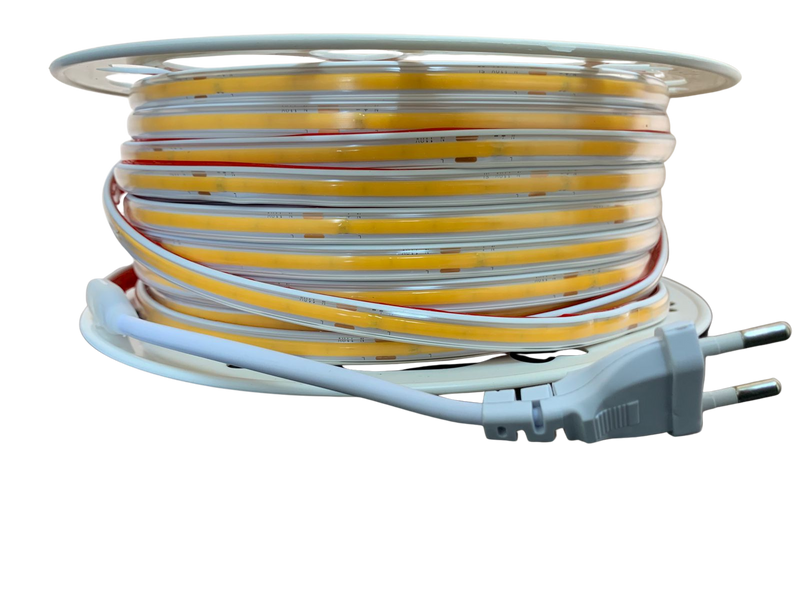 Fita Led Cob 320led 12w Ip65 25m 1200lm/m Irc90 110v Ou 220v