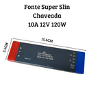 FONTE CHAVEADA SLIM 12V 15A 180W DIMERIZAVEL BIVOLT