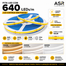Fita de Led Sem fonte - COB 640LED/M 20W/M liga direto na rede IRC90 2000lm/m