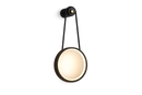 Arandela Eclipse LED Moderna Bivolt Preta para Ambientes Internos