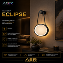 Arandela Eclipse LED Moderna Bivolt Preta para Ambientes Internos