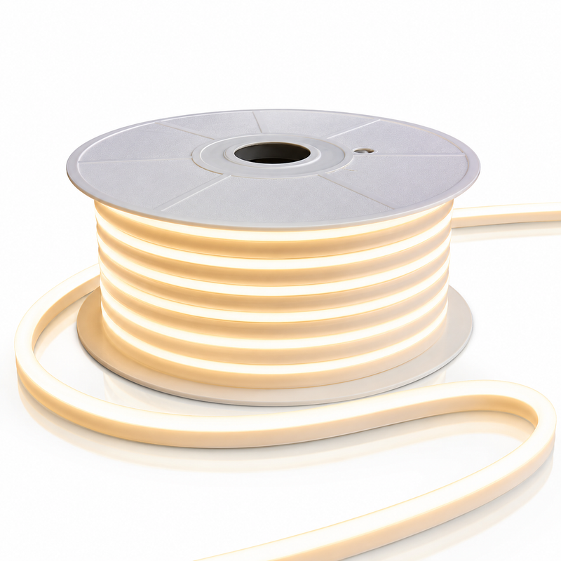 Fita LED COB Neon IP67 Ligação Direta na Rede 110V ou 220V | 240 LEDs/m | 15W/m | 1500 Lumens/m | Luz Contínua