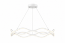 Pendente Essence LED Moderno Ondulado Dourado Bivolt