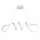 Pendente LED ASR Wave Flow 85W 3 Cores Bivolt Moderno Dimerizável com Controle Luz Quente Fria Neutra Sala Jantar Cozinha