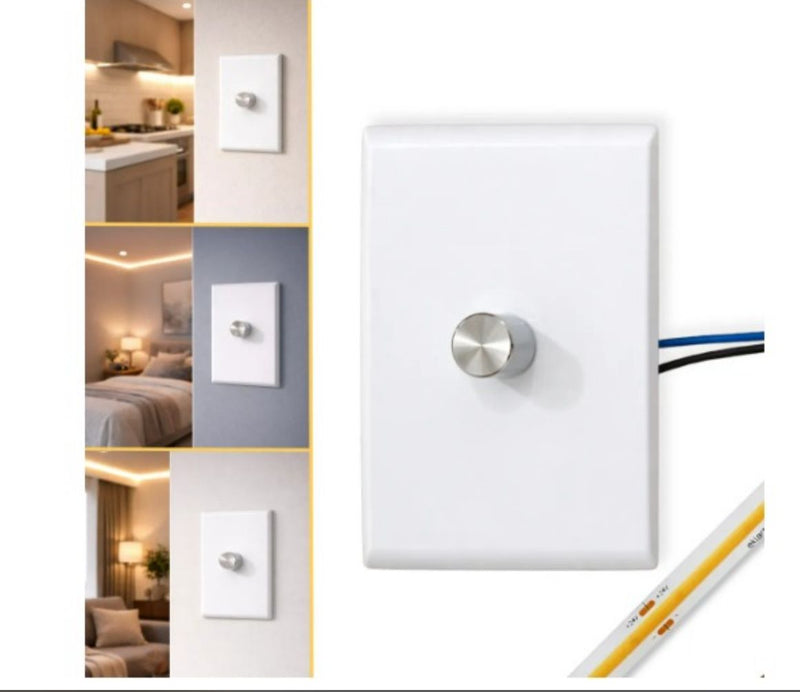 Dimmer 250W para Embutir em Caixa 4x2 – Controle de Intensidade da Iluminação