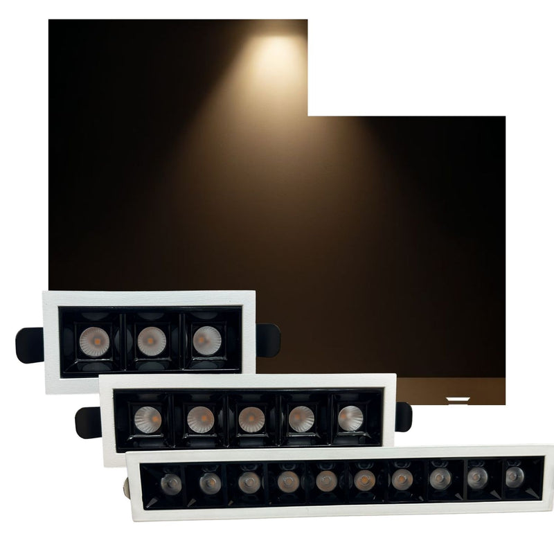 Spot foco Downlight 6W, 10W, 20W (Branco-quente)