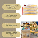 FITA LED PARA PISCINA ( COB IP68 12W/M  24V 1200LUMENS 30 METROS - FRETE GRÁTIS )