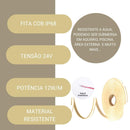 FITA LED PARA PISCINA ( COB IP68 12W/M  24V 1200LUMENS 30 METROS - FRETE GRÁTIS )