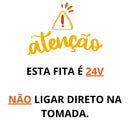 Fita Led Para Piscina ( 320led/m 24v 12w/m 1200lm/m ip68 Rolo 5 metros +  Fonte 5A Frete Grátis )