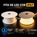 Fita LED COB Neon IP67 Ligação Direta na Rede 110V ou 220V | 240 LEDs/m | 15W/m | 1500 Lumens/m | Luz Contínua