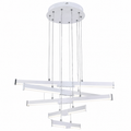Pendente LED ASR Vector 45W Dimerizável 3 Cores com Controle Bivolt Moderno Luxo Sala Jantar Cozinha