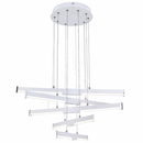 Pendente LED ASR Vector 45W Dimerizável 3 Cores com Controle Bivolt Moderno Luxo Sala Jantar Cozinha