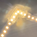 CONECTOR FITA LED KIT 10 CONECTOR 90° PARA FITAS LED DE 8MM OU 10MM