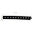 Spot foco Downlight 6W, 10W, 20W (Branco-quente)