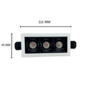 Spot foco Downlight 6W, 10W, 20W (Branco-quente)